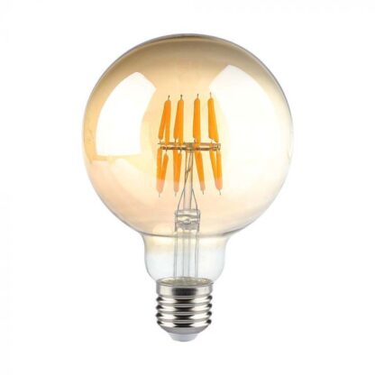 E27 8W LED G95 FILAMENT AMBER